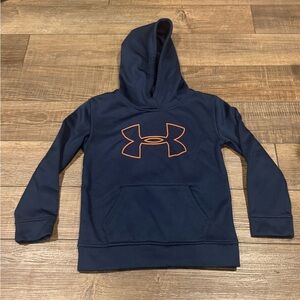 Under Armour Hoodie Lightweight Youth Navy Blue Size 6